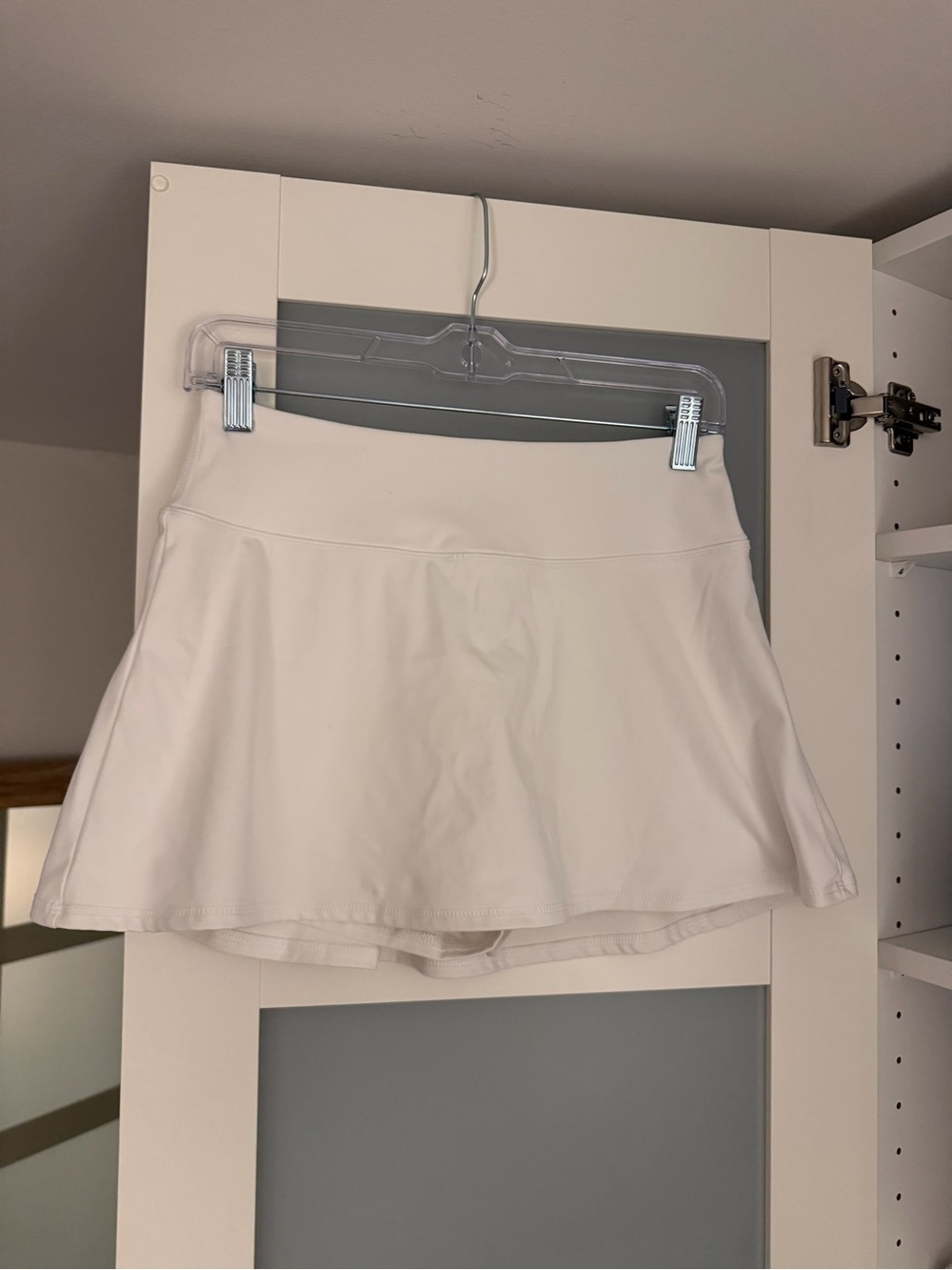 Garage White Athletic Skort with Built-In Shorts